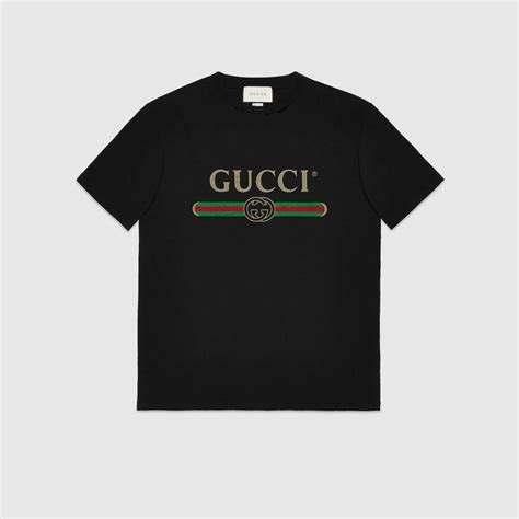 leo t shirt gucci|gucci logo t shirt.